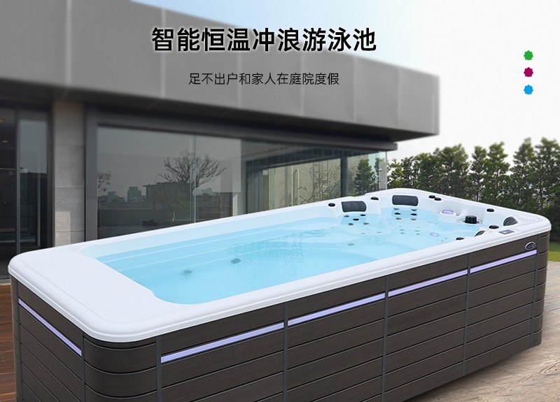 别墅户外冲浪一体泳池